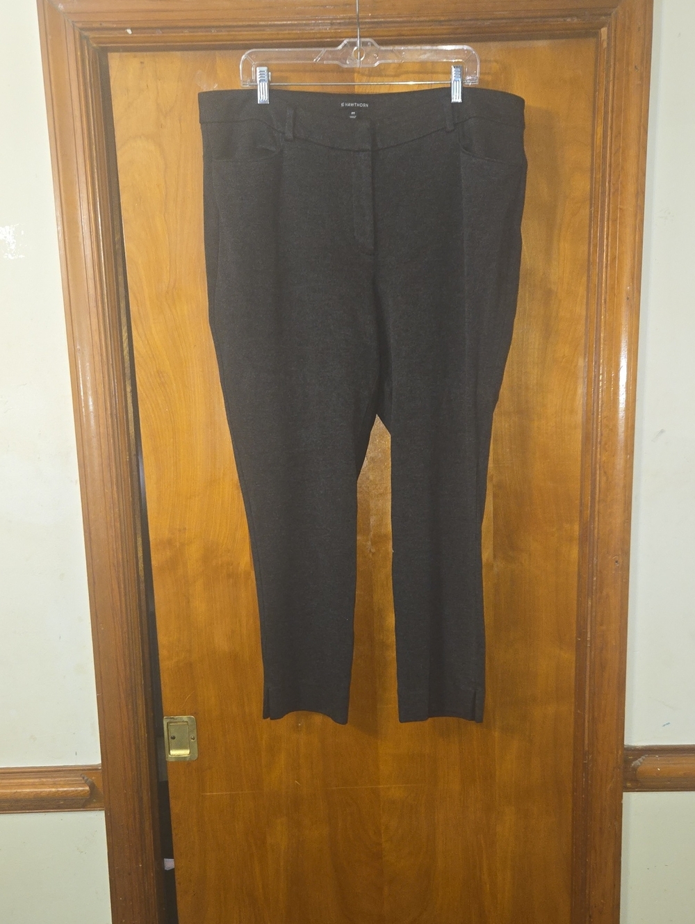 41 Hawthorn Black Ponte Slim Dress Pants
